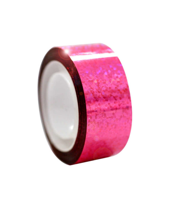 Nastri Metallizzati Diamond Rosa Fluo