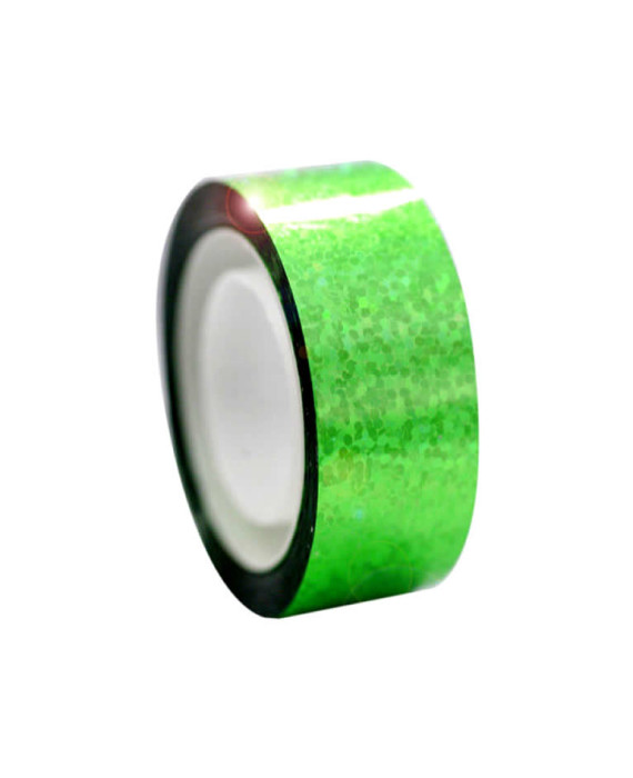 Nastri Metallizzati Diamond Verde Fluo