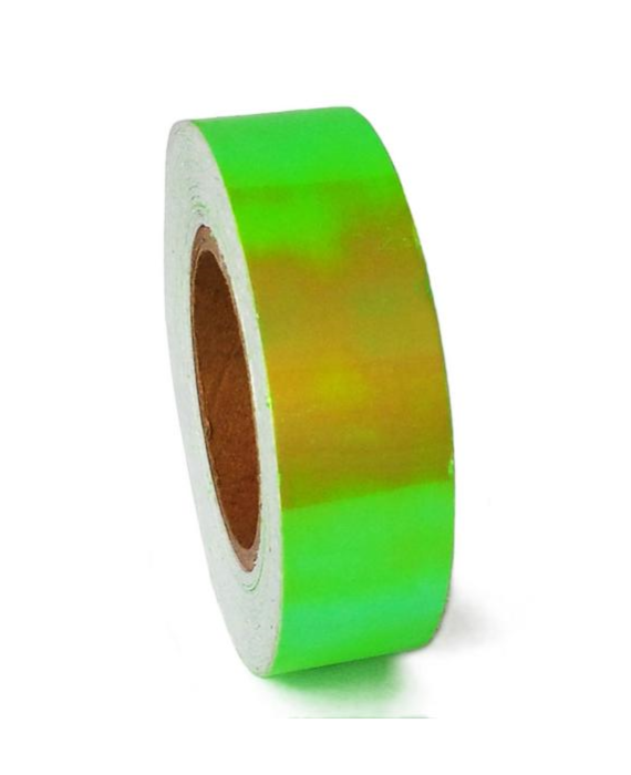 Nastri Laser Verde Fluo